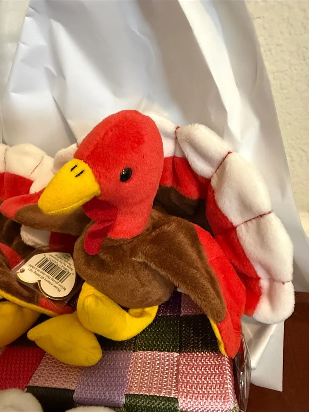 Plush Turkey Stuffed Animal - Perfect Place Setting Gifts